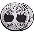 Miniatyrbillede 1 af 5: CDQ 2-pakning The Tree of Life Patch Broderet applikationsmærke Stryg på/sy på lapper gør det selv