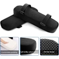 Miniatyrbilde 3 av 5: Stol-armlenkestøtte, sett med 2 ergonomiske kontorputer i høy tetthet Memory Foam