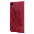 Miniatyrbilde 2 av 5: Etui til Iphone Xr Retro Flip Wallet Embossing Butterfly Cover - Rød null none