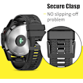 Miniatyrbilde 3 av 3: 2 stk Fenix 5/Fenix 6/Fenix 7 Armbånd 22mm Silikon for Fenix 8 Fenix E 47mm/Fenix 5 Plus/Fenix 6 Pro/Fenix
