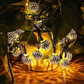 Pikkukuva 3 / 4: Globe String Lights Plug-in Metal Ball Fairy Lights, Anslutbar med bakplugg, Justerbar Med Multi Modes, Nyhetsdekorationer till jul, Hallo zdq