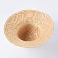 Miniatyrbilde 3 av 5: Halmhatt Dame Solbeskyttelse Halmhatter Strandhatter Sommer F