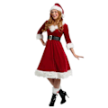 Miniatyrbild 2 av 4: Mrs. Claus Santa Juldräkt för kvinnor S S
