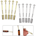 Pikkukuva 1 / 5: Mini sked spade sked, porslin berlock, hemtillbehör hängen halsband (guld, silver) 10 st