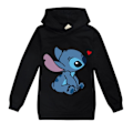 Pikkukuva 1 / 3: Barn Lilo Stitch Ficktröjor Jumper Topp Pullover Sweatshirt Z svart 150cm