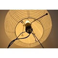 Miniatyrbillede 8 af 8: Nogyu2022 Noguchi Style Akari Lampe u2022 Japansk bordlampe i papir u2022 Inspireret af Isamu Noguchi u2022 Rispapir u2022 Sengebordslampe Desk Lamp (Black/White)