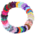 Pikkukuva 1 / 5: 60-pack Hår Scrunchies, BeeVines Silk Satin Hår Scrunchies, Cur