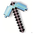 Miniatyrbillede 2 af 5: Minecraft Design Diamond Sword, sød blød skum (blå)