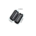 Miniatyrbillede 2 af 5: CDQ Ferritring-kjerne anti-interferens 3,5 mm ui650 20-pakkeCDQ