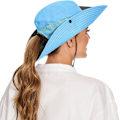 Miniatyrbild 2 av 4: Solhatt herr dam UV-skydd 1 sommarmössa fiskehatt fiskehatt boonie fiskehatt blue