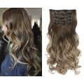 Miniatyrbilde 1 av 3: Clip in extensions h?rf?rl?ngningar 7 delar syntetiska h?rbitar M6PH613