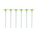Metal Tent Pegs, 20 cm, 6-Pack