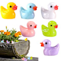 Miniatyrbilde 2 av 5: 100 stk Tiny Ducks Set Dekorasjon Realistisk Form Holdbar Harts Sjarmerende ender for jul Bursdagsfest Barnets dag 100pcs