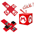 Miniatyrbild 5 av 7: Kompatibel med Nintendo Switch, Extra Stor Kapacitet Switch Spelfodral, Uppgraderad 41 Fack Switch Spelkorts Förvaringslåda, Tryck för att Fälla Ut Roligt Kortfodral M Red