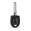 Miniatyrbillede 1 af 5: CQBB Tomt nøgleskal til B5 transponder nøgle HU66 til Volkswagen VW Sort one size