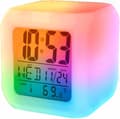 Väckarklocka för barn - Digital barnväckarklocka - Barnväckarklocka - Väckarklocka - Vit - 7 olika D - Digital väckarklocka ...