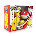 Miniatyrbillede 1 af 5: Mewtwo Legetøjsset Pikachu Charmander Lunala Scroll Actionfigur Børnelegetøj Pikachu Pikachu With box