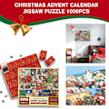 Miniatyrbillede 3 af 5: Jul Adventskalender Puslespil DIY-legetøj til børn 1000 stk