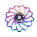 Miniatyrbillede 1 af 5: 11T 13T cykel keramisk remskive aluminiumlegering bagv?xelbj?rn Multicolor 13T