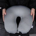 Miniatyrbilde 8 av 10: Plysjputer U-formet reisepute GRÅ MUS Grey Mouse