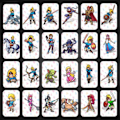 Pikkukuva 2 / 5: 24st Mini NFC-spelkort för Amiibo Nintendo Switch / Switc One Size