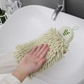 Pikkukuva 3 / 5: Pehmeä Pyyhe Talous Superimukykyinen Ympäristöystävällinen Puhdistusliina Ripustuslenkillä Keittiö Kylpyhuonetarvikkeet Keltainen