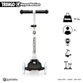 Miniatyrbillede 5 af 11: TRINGO trehjulet balance scooter, 3-8 år gammel - sort + glødende LED-hjul Black