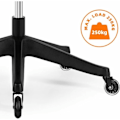 Miniatyrbilde 3 av 4: 5 stk Kontorstolhjul 11*22mm Bæreevne 250kg 360° Svingbar Støysvak Universal Svinghjul Erstatningshjul for kontorstol