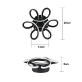 Miniatyrbilde 2 av 5: Taklampe LED taklampe svart liten halllampe 30W kjøkkenlampe moderne varm hvit soveromslampe 3000K geometri designlampe