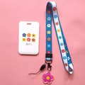 Kreditkortshållare för kvinnor Plast Mode Söt Kvinnlig Omslag Studentkortfodral Buss ID Halsband Badge B String B String-tfrf B String