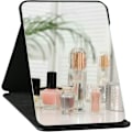 Miniatyrbild 7 av 7: Folding Table Mirror with PU Leather Makeup Mirror, Portable Travel Mirror, Foldable Mirror with Stand Portable 15.5*20.5cm