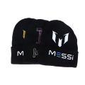 Miniatyrbild 3 av 5: Messis fotbollsmössa stickad hatt herr dam mode unisex W B onesize