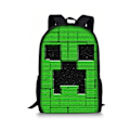 Miniatyrbild 1 av 3: Minecraft ryggsäck för barn Student skolväskor Axelväska qd bäst B