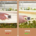Miniatyrbillede 3 af 5: Solsejl til terrasse, pergola skygge, have solsejl, skyggenet med perforeringer, 3 x 4 m