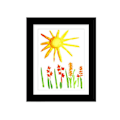 Miniatyrbilde 2 av 5: My Little Davinci tr? tavelram 20 ark konstverk - barn white onesize