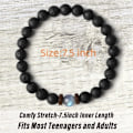 Miniatyrbillede 2 af 5: Perlearmbånd Vulkanstenarmbånd TIL MIN MAND TIL MIN MAND To My Man To My Man To My Man