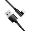 Pikkukuva 3 / 8: 3m Kestävä Punottu Metallinen Lightning-kaapeli Quick Charge 3.0 Röd lightning