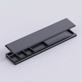 Pikkukuva 1 / 5: Hagibis ergonomiskt tangentbord handledsstöd i mjukt memory foam, svart, OneSize
