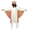 Miniatyrbild 1 av 5: Djur Vuxen Kigurumi Flygande Ekorre Onesies Fest Halloween Mus Pyjamas Cosplay Chipmuck Kostymer Sovkläder Jumpsuit L - Perfekt Xl