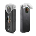 Miniatyrbild 2 av 5: CDQ PC-linskydd för Insta 360 X3 panorama kamera Transparent TransparentCDQ