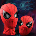 Miniatyrbillede 3 af 5: Hem Huvudbonader Cosplay Moving Eyes Mask Spider Man 1:1 Fjärrkontroll Elastic Mask