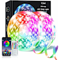 Pikkukuva 1 / 2: LED-valonauha 15m, LED-valot musiikkisynkronoinnilla, RGB Smart LED-valonauha kaukosäätimellä ja APP-ohjauksella, LED-valot