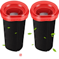 Miniatyrbillede 1 af 5: 2 stk til Bosch Flexxo Series 4 Filter BBH32101 BBH3ZOO25