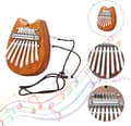 1 st (Träkattunge) 8-tons Kalimba, Limba, Barninstrument_tfrf