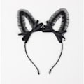 Miniatyrbillede 1 af 5: Søte blonder katteører, Masquerade Cosplay Pandebånd Lady C C