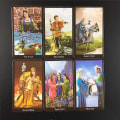Pikkukuva 4 / 5: Häxor Tarotkort Engelsk version Familjefest Hållbara pokerspel Roligt spel för unisex 5-7 år Vuxen Entert44st Ts42 zdq