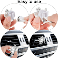 Pikkukuva 3 / 5: 4 kpl Bling korkeakorkoiset venttiilin kiinnikkeet Crystal Shoe Car Clips R