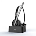 Miniatyrbillede 2 af 5: Trucker Bluetooth-headset med mikrofon, opladningsbase, mute-funktion til hjemmekontoret, stærk batteritid