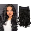 Miniatyrbilde 2 av 3: Clip-In Extensions 22 tommer sett med 4 låsbare bølger for kvinner