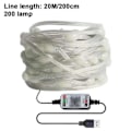 Pikkukuva 2 / 5: Fairy Lights -liitäntä, Led-keijuvalot RGB-väriä vaihtelevalla vilkkuvalolla Bluetooth-kaukosäätimellä, sovellusohjaus Fairy Lights zdq